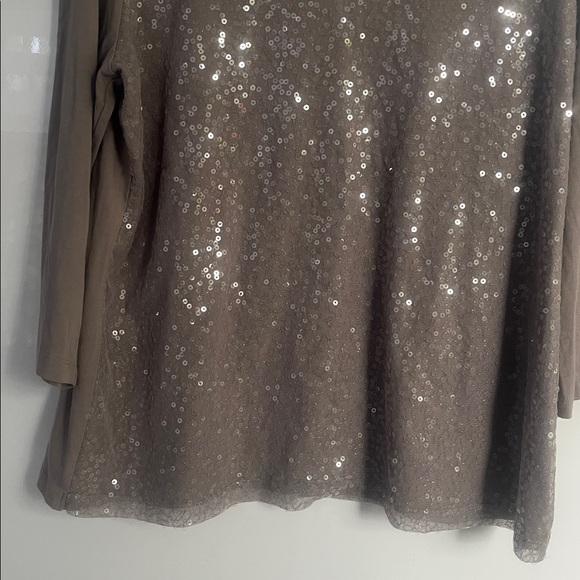 Chico's Sequin Shine Timeless Top - NWT - Picture 7 of 10
